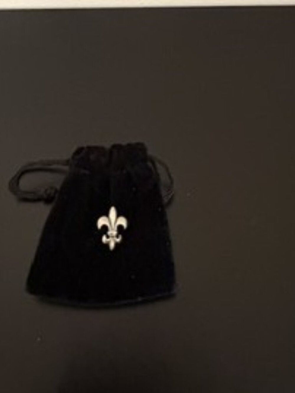 Vintage Signed Mignon Faget Sterling Silver Fleur de Lis Pendant/ Charm